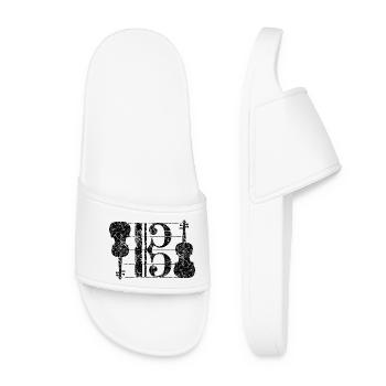 Alto Keys & Violas (Vintage Black) Musiciens - Claquettes Femme - blanc - Devant
