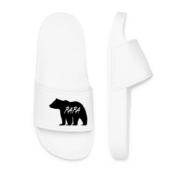 Papa Bear - Women’s Pool Sliders - white - Front