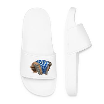 Harmonica styrienne - Bavière | ZiachON ! - Claquettes Femme - blanc - Devant
