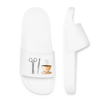 Chirurgien Chirurgie Chirurgie Café Cadeau - Claquettes Femme - blanc - Devant