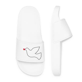 Colombe de la Paix Paix Liberté - Claquettes Femme - blanc - Devant