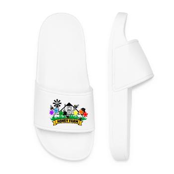 Ferme de miel - Claquettes Femme - blanc - Devant