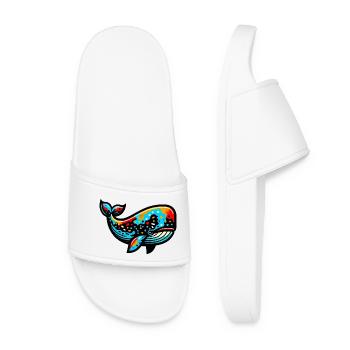 Whale - Women’s Pool Sliders - white - Front
