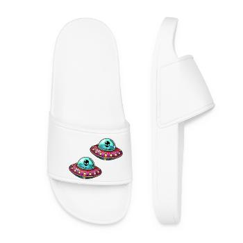 UFO Comic 2 - Women’s Pool Sliders - white - Front