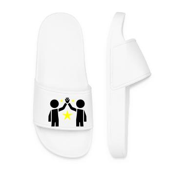 Friendship Best Friends - Women’s Pool Sliders - white - Front