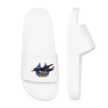 B-24 Liberator - Frauen Badelatschen - Weiß - Vorne