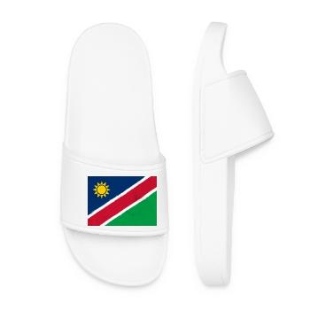 Flagge von Namibia - Frauen Badelatschen - Weiß - Vorne