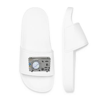 Globus Vintage Navigation Analog Device - Women’s Pool Sliders - white - Front