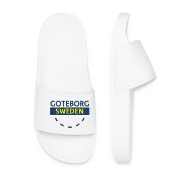 Göteborg Schweden Stadtschild - Frauen Badelatschen - Weiß - Vorne