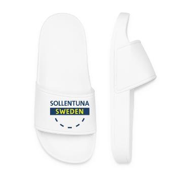Sollentuna Schweden Neon Banner - Frauen Badelatschen - Weiß - Vorne