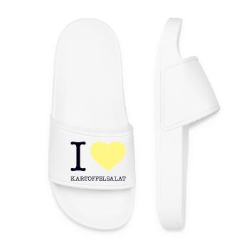 I love potato salad - Women’s Pool Sliders - white - Front