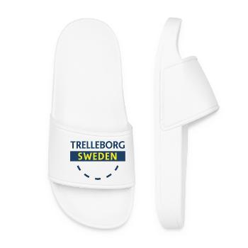 Trelleborg Sweden Logo Arc - Women’s Pool Sliders - white - Front