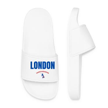 Londres – Royaume-Uni Design urbain - Claquettes Femme - blanc - Devant