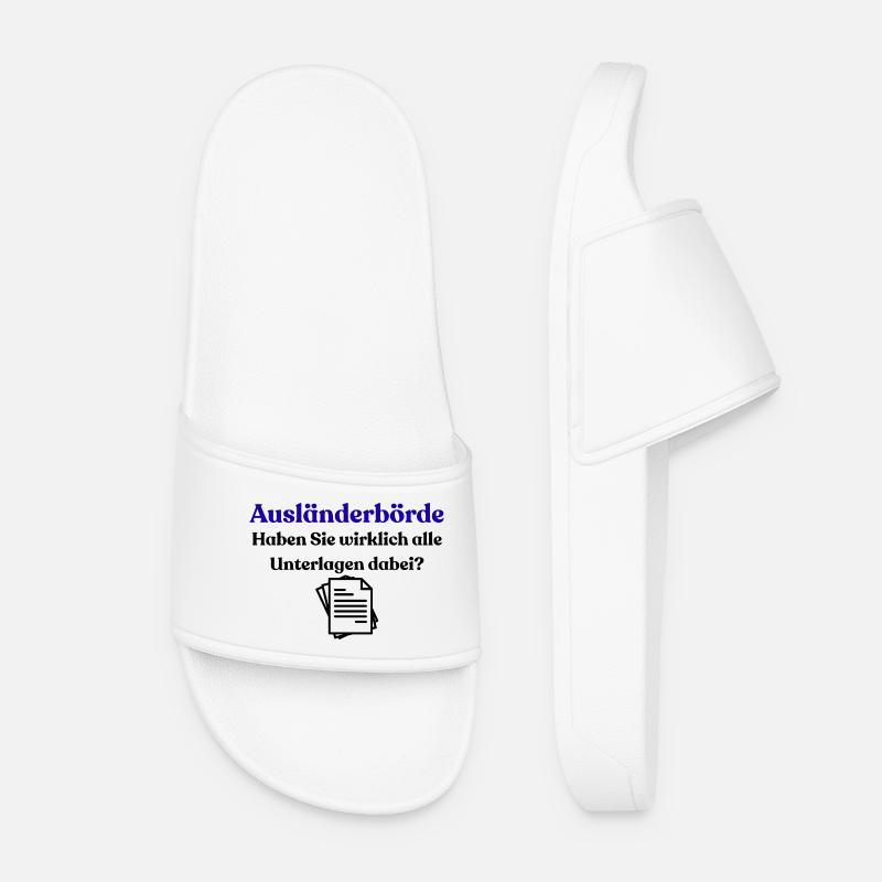 Foreigners' Registration Office - Women’s Pool Sliders - white