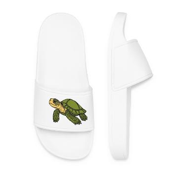 Tortue Tortues - Claquettes Femme - blanc - Devant