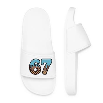67 Icecream Dip Six Seven Memes - Women’s Pool Sliders - white - Front