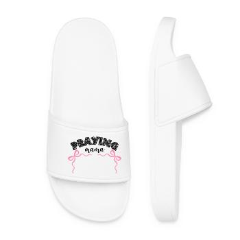 PRAYINGmama - Produits chrétiens - Claquettes Femme - blanc - Devant