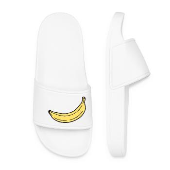 Banana minimal gift minimalist - Women’s Pool Sliders - white - Front