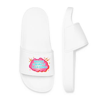 Mood Swings Menopause - Women’s Pool Sliders - white - Front