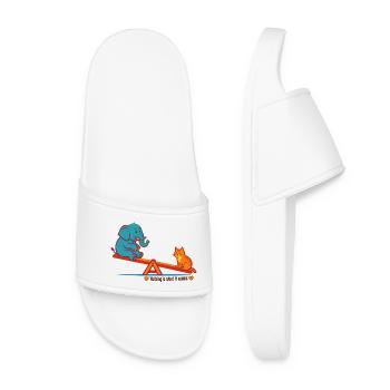 Nothing is as it seems - Women’s Pool Sliders - white - Front