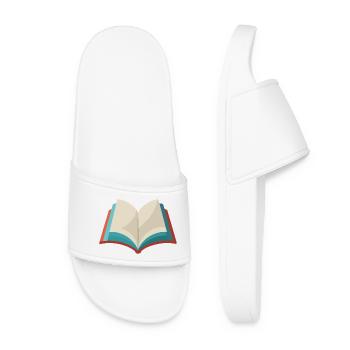 Open Book - Women’s Pool Sliders - white - Front