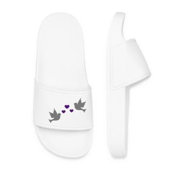 love - Women’s Pool Sliders - white - Front