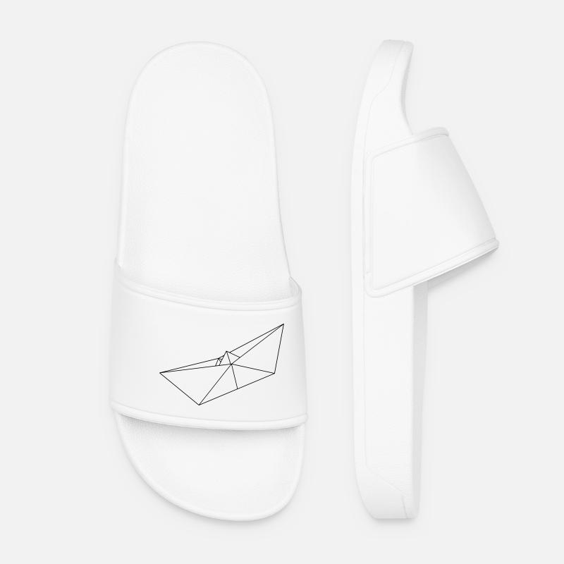 boat - Women’s Pool Sliders - white