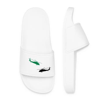 hélicoptère - Claquettes Femme - blanc - Devant