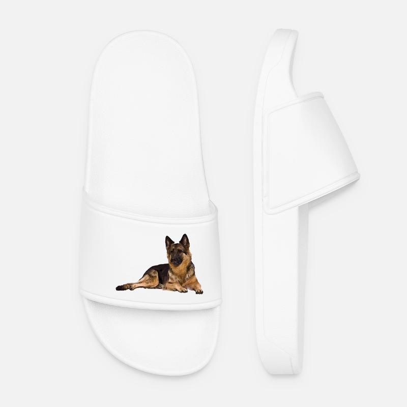 Deutscher Schäferhund - Frauen Badelatschen - Weiß