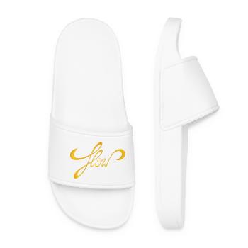 Flow - aujourd'hui tout est très simple - Claquettes Femme - blanc - Devant