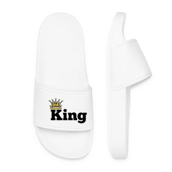 King golden crown - Women’s Pool Sliders - white - Front