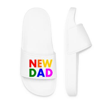 New dad - Women’s Pool Sliders - white - Front