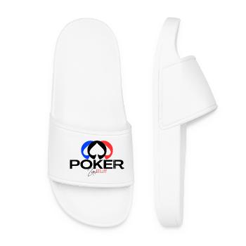 POKER Elegance "Zero bluff Poker outfit"  - Claquettes Femme - blanc - Devant
