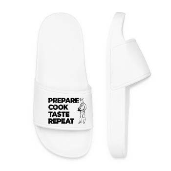Motivation culinaire - Claquettes Femme - blanc - Devant