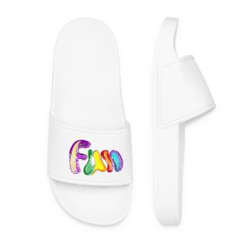 AMUSEMENT - Claquettes Femme - blanc - Devant