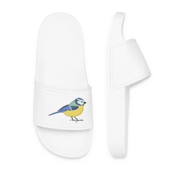 small blue, multicoloured - Women’s Pool Sliders - white - Front