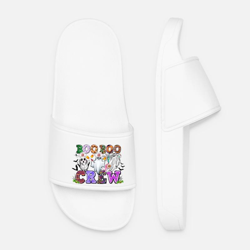 Boo Boo Crew - Women’s Pool Sliders - white