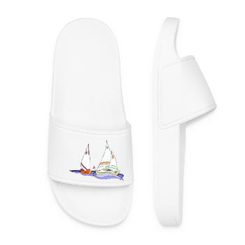 Voilier - Claquettes Femme - blanc - Devant