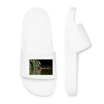 000_1134_DxO - Feeding Beneath Willow Leaves - Women’s Pool Sliders - white - Front