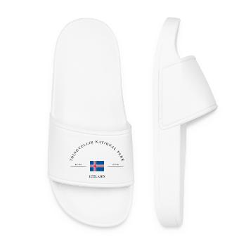 Thingvellir National Park – Souvenir &amp; Gift - Women’s Pool Sliders - white - Front
