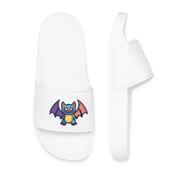 Bat - Women’s Pool Sliders - white - Front