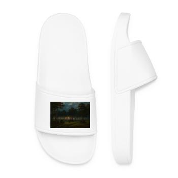Dusk in the dark forest - Women’s Pool Sliders - white - Front