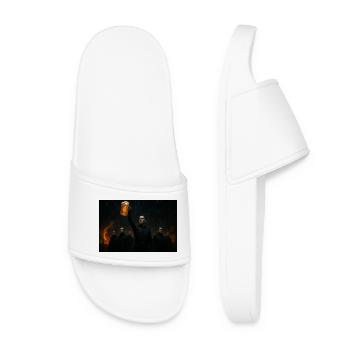 What do we drink? - Women’s Pool Sliders - white - Front