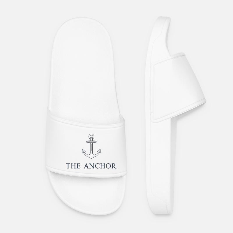 THE ANCHOR. - Frauen Badelatschen - Weiß