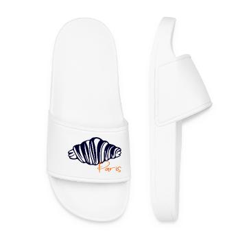 Croissants Paris - Women’s Pool Sliders - white - Front