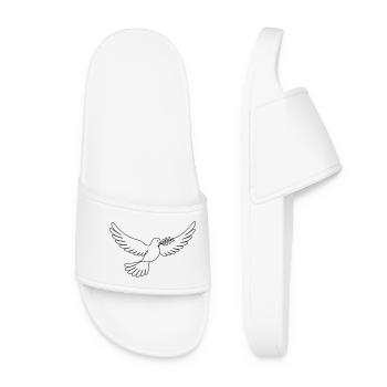 Paix de la colombe - Claquettes Femme - blanc - Devant