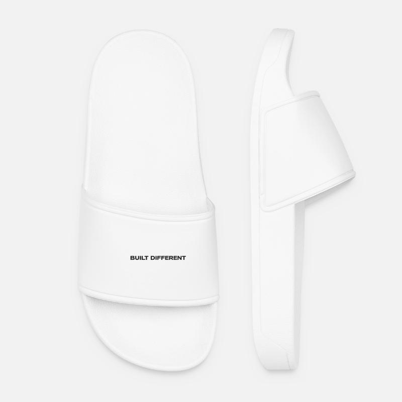 Built differently - Women’s Pool Sliders - white