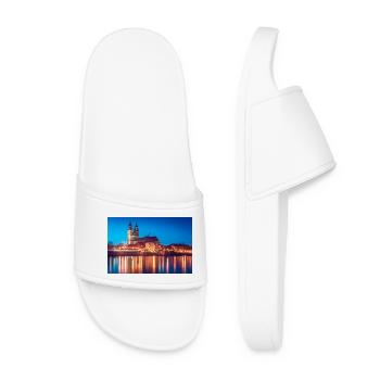 Mageburg in the evening - Women’s Pool Sliders - white - Front