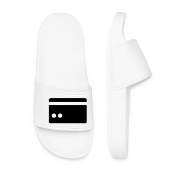 Credit card - Women’s Pool Sliders - white - Front