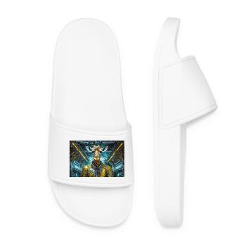Héros girafe en combinaison spatiale - Claquettes Femme - blanc - Devant